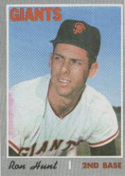 1970 Topps Baseball Cards      276     Ron Hunt